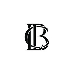 lbc letter original monogram logo design