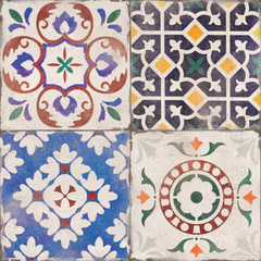 Wall Mural - Gorgeous seamless pattern Moroccan Portuguese tiles, Moroccan mosaic tile, ceramic decoration tile, Portuguese pattern tile