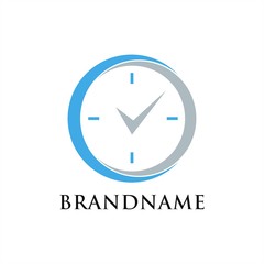 Wall Mural - clock stopwatch watch barometer pressure gauge time measurement logo design