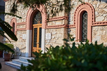 entrance to the church