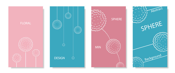 Poster - Trendy graphic shapes patterns. Modern abstract design.