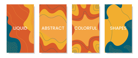 Poster - Colorful, vivid templates for social media story