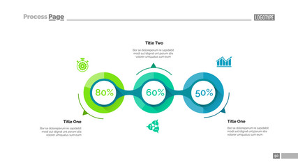 Poster - Implementation infographics slide template. Business data. Graph, diagram, design. Creative concept for infographic, report. Can be used for topics like fulfillment, project, business performance