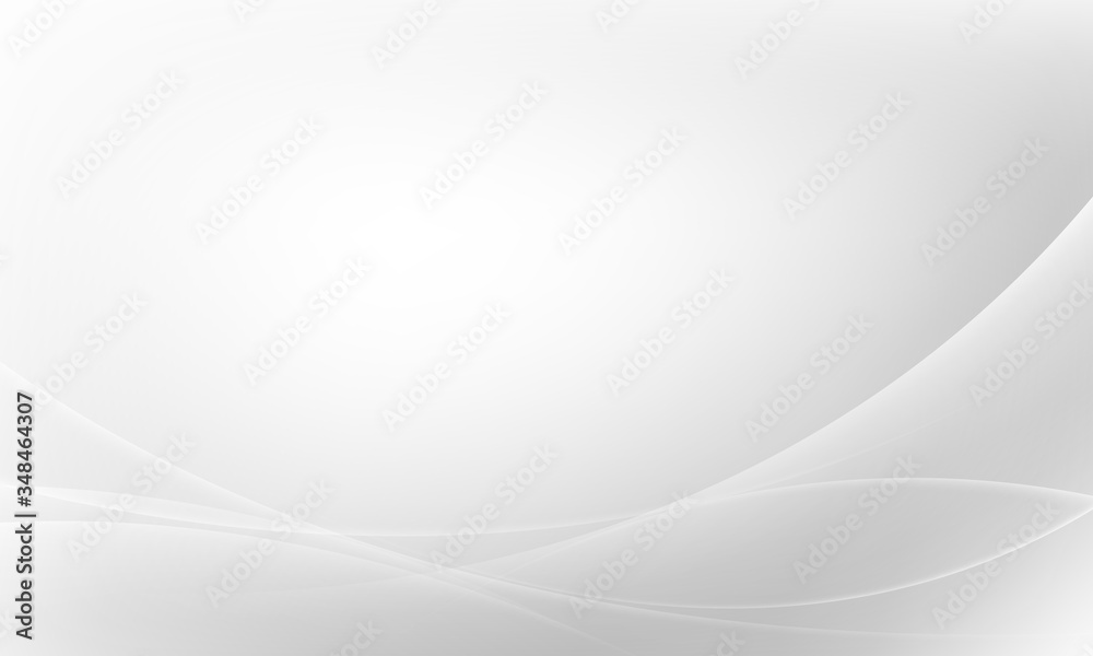 Abstract grey background poster with dynamic waves. technology network ...
