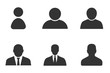 profile icon set, user sign in profile avatar
