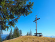 Ammergauer Alpen - Gipfelkreuz auf der Niederbleick