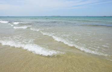 Canvas Print - Meer bei Arromanches-les-Bains, Normandie