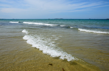 Canvas Print - Meer bei Arromanches-les-Bains, Normandie