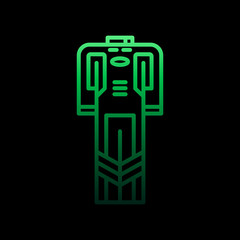 Poster - race suit nolan icon. Simple thin line, outline vector of motor sports icons for ui and ux, website or mobile application