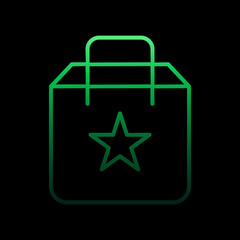 Poster - selected package nolan icon. Simple thin line, outline vector of online shopping icons for ui and ux, website or mobile application