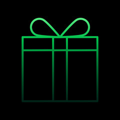Poster - gifts nolan icon. Simple thin line, outline vector of online shopping icons for ui and ux, website or mobile application