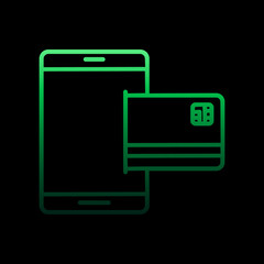 Poster - subtraction smartphone nolan icon. Simple thin line, outline vector of online shopping icons for ui and ux, website or mobile application