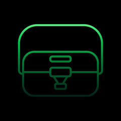 Poster - picnic bag line nolan icon. Simple thin line, outline vector of camping icons for ui and ux, website or mobile application