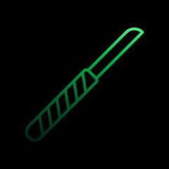 Poster - knife line nolan icon. Simple thin line, outline vector of camping icons for ui and ux, website or mobile application
