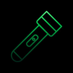 Poster - lamp line nolan icon. Simple thin line, outline vector of camping icons for ui and ux, website or mobile application