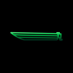Poster - powerboat line nolan icon. Simple thin line, outline vector of camping icons for ui and ux, website or mobile application