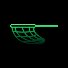 Poster - nettle line nolan icon. Simple thin line, outline vector of camping icons for ui and ux, website or mobile application