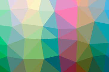 Illustration of abstract Green, Purple, Yellow horizontal low poly background. Beautiful polygon design pattern.