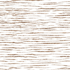 Abstract white seamless watercolor pattern with gold stripes elements. Horizon. 