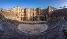 Roman Theatre In Bosra/ Syria During Civil War