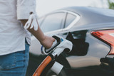 Fototapeta  - Charging piles for electric vehicles