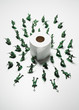 © Andy Roberts/Caia Image - Toy soldiers guarding toilet paper during COVID-19 pandemic