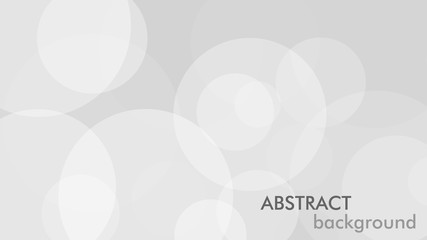 Aufkleber - Abstract background with gray circle. White and grey abstract modern transparency circle presentation background. Vector circles template vector design. Object web design. Round shape. Minimal poster.