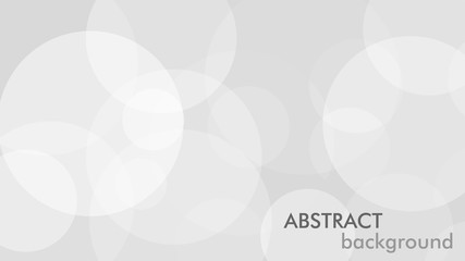 Aufkleber - Abstract background with gray circle. White and grey abstract modern transparency circle presentation background. Vector circles template vector design. Object web design. Round shape. Minimal poster.