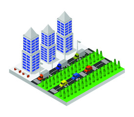 Poster - isometric city