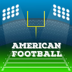 Sticker - American football poster