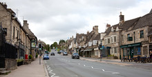 The High Street In Burford, West Oxfordshire, UK