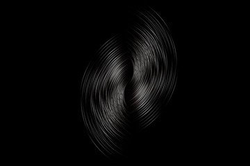 Poster - Textured black and white gray gradient abstract lines texture background.
