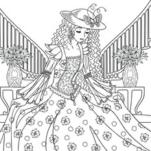Victorian Lady Book Page Free Stock Photo - Public Domain Pictures