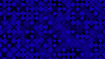 Poster - Abstract background video - blue square graphic elements in random motion