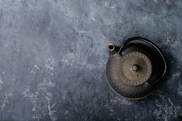 Black tea in a ceramic cup