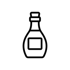 Poster - kind of storage bottle icon vector. kind of storage bottle sign. isolated contour symbol illustration