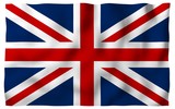 Fototapeta  - Waving flag of the Great Britain. British flag. United Kingdom of Great Britain and Northern Ireland. State symbol of the UK. 3D illustration