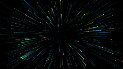 Wall Mural - Star Burst Warp Space StarField galaxy universe cosmic background