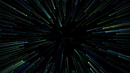 Wall Mural - Star Burst Warp Space StarField galaxy universe cosmic background