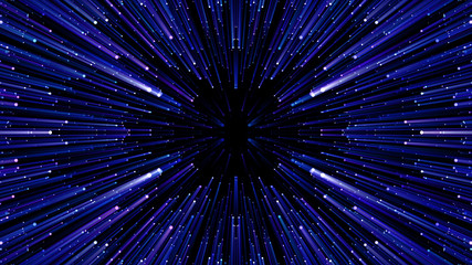 Wall Mural - Star Burst Warp Space StarField galaxy universe cosmic background