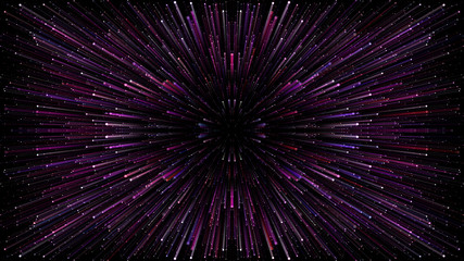 Wall Mural - Star Burst Warp Space StarField galaxy universe cosmic background
