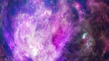 Wall Mural - Animation view to travelling across the universe in moving