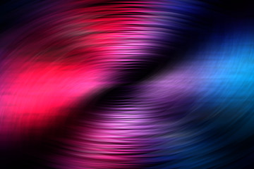 Poster - Abstract 3d rendering of twisted lines. Modern background design illustration of a futuristic shape