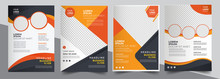 Brochure Design, Cover Modern Layout, Annual Report, Poster, Flyer In A4 With Colorful Triangles
