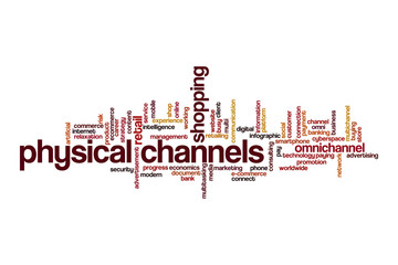 Sticker - Physical channels cloud concept