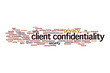 © ibreakstock - Client confidentiality cloud concept
