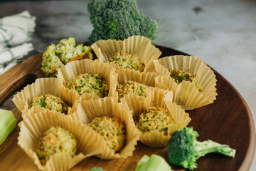 Wall Mural - Broccoli Bites