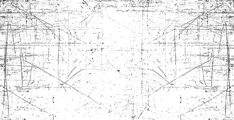 Aufkleber - Scratched Grunge Urban Background Texture Vector. Dust Overlay Distress Grainy Grungy Effect. Distressed Backdrop Vector Illustration. Isolated Black on White Background. EPS 10.