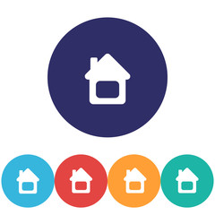 House vector icon , lorem ipsum Flat design