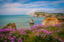 Freshwater Bay At The Isle Of Wight, UK